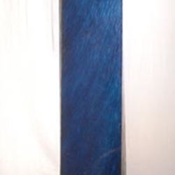 "Blau", aus dem Zyklus "Farben und Formen"
Holz, gefasst und bemalt
Hhe : 1,70 m, 1993